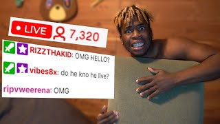 I pretended to accidentally live stream