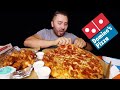 DOMINOS PIZZA MUKBANG • BROKE THE CLOCK