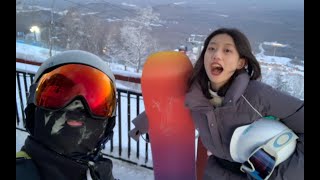 所以是和朋友们一起的滑雪vlog！