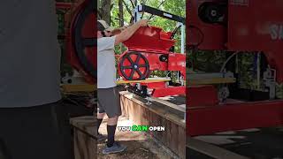 MechMaxx Sawmill SM-32 Wheel Sweeps and Other Cool Design Features. #diy #sawmill #assembly #smooth