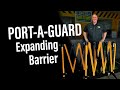 Port-a-guard (Portaguard) Expanding Barrier, Pedestrian Control, SafetyQuip Australia