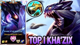 WILD RIFT KHA'ZIX - TOP 1 KHA'ZIX GAMEPLAY - CHALLENGER RANKED