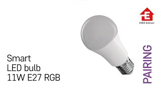 Pairing: GoSmart LED bulb A60 11W E27 RGB | EMOS ZQW515R