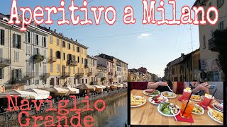 Aperitivo a Milano / Aperitif in Milan / Aperitivo in Naviglio Grande / Mukbang