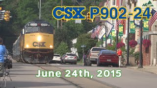 CSX Office Car Special on the Ohio River and Shortline Subdivision - 06/24/2015