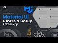 React Material UI Tutorial | 1. Intro & Setup
