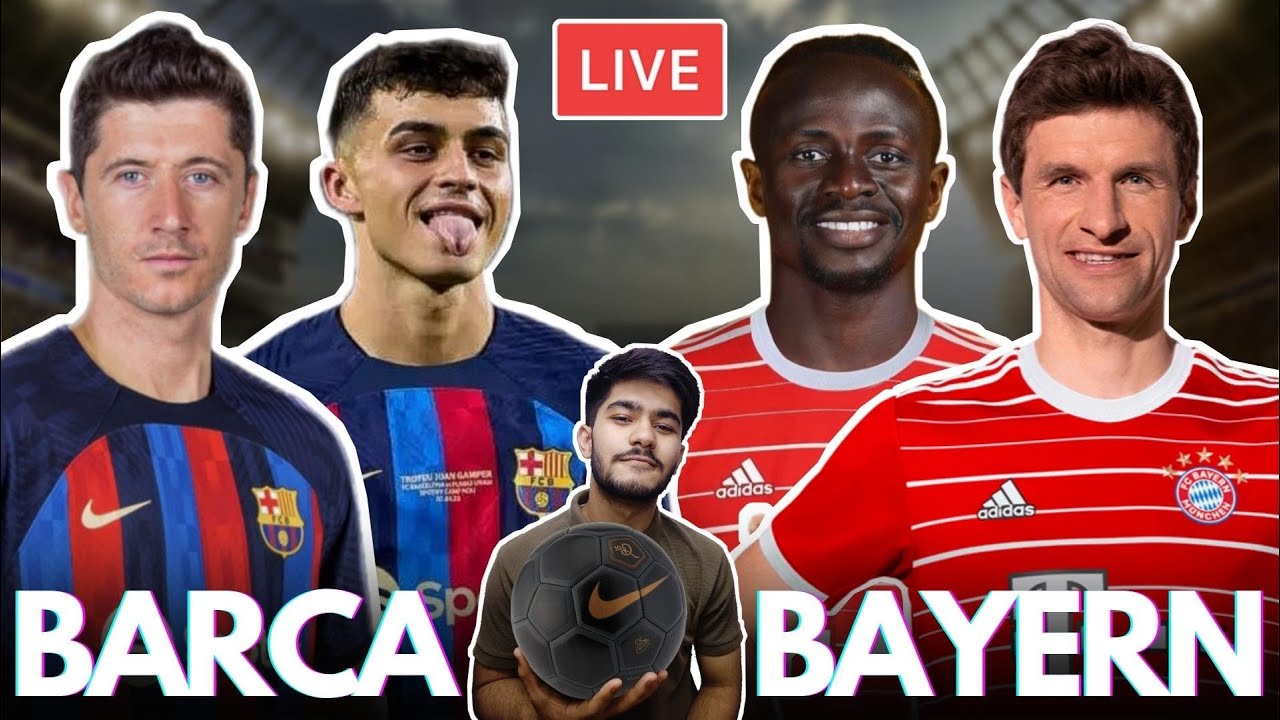 Bayern Munich Vs Barcelona LIVE Champions League 2022/23 | Reaction ...