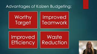 ACCT 3300 Kaizen Budgeting