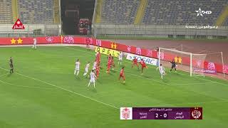 ملخص مباراة  الوداد البيضاوي ضد حسنية اكادير 0-2