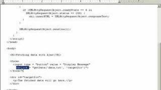 Getting Your Data With the XMLHttpRequest Object - 13