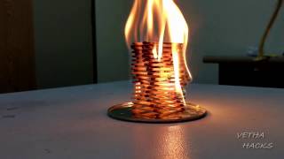 Amazing Fire Domino - Fire chain reaction with matches!!!