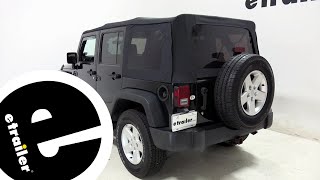 etrailer | WeatherTech Side Window Air Deflectors Installation - 2007 Jeep Wrangler Unlimited