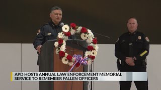 APD hosts law enforcement memorial