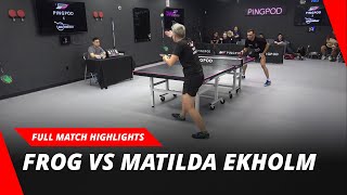 Tom The Frog vs Matilda Ekholm | TTD Team vs PingPod | NYC Edition | Full Match Highlights