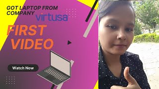 Welcome kit form VIRTUSA/ FIRST VLOG/UNBOXING/ FIRST VIDEO