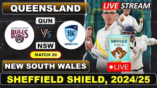 New South Wales vs Queensland Live Cricket Today