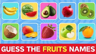 Guess The Fruit Quiz 🍌 🍎 🍓 | 30 Different Types Of Fruit #quiz #games