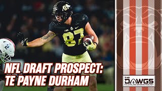 Payne Durham, TE - Purdue: NFL Draft Prospect