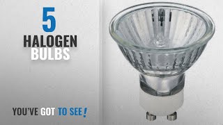 Top 10 Halogen Bulbs [2018]: Pack of 10 - 50w GU10 Halogen Reflector Spotlight Bulbs