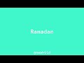 Maher Zain - Ramadan || sped up ( english v.)