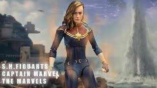 SHF REVIEW : S.H.Figuarts Captain Marvel - The Marvels | SHF | Unbox | Marvel St