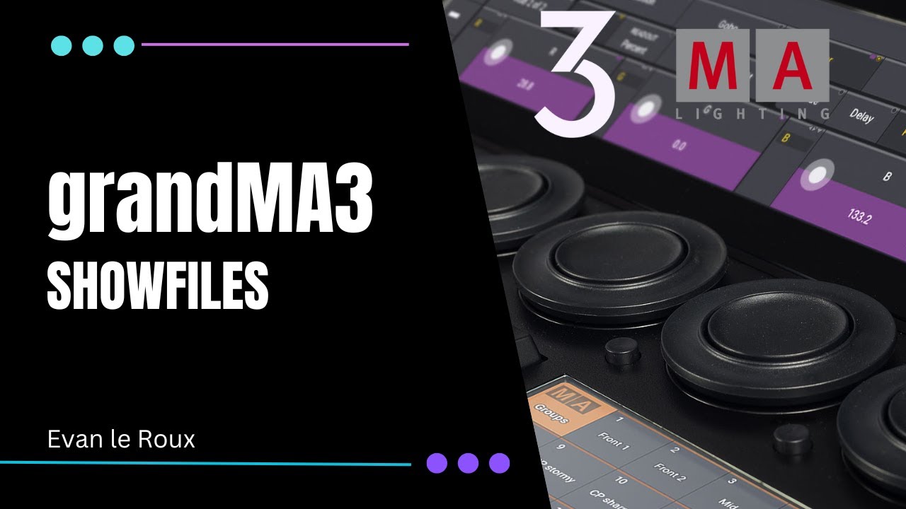 How To Create Save Delete And Load Show Files Grandma3 Tutorial