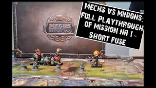 Mechs vs Minions board game: Full playthrough of mission 1 - Short fuse.