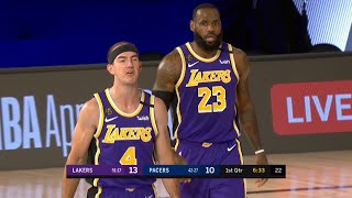 LAKERS vs PACERS - 1st Qtr Highlights | NBA Restart