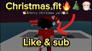 Hsl w christmas fit🎄❤️🎅🏻 #roblox  #hsl