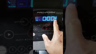 How to fix hello and beeps problem proforma elliptical exercise by press ifit button till green