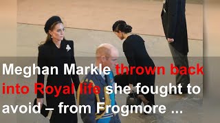 Meghan Markle thrown back into Royal life she fought to avoid – from Frogmore to curtseys