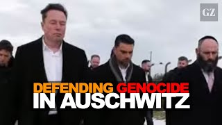 Elon and Ben Shapiro defend genocide at Auschwitz