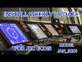 How to install weekly updates for JRC ECDIS Model Jan 9201