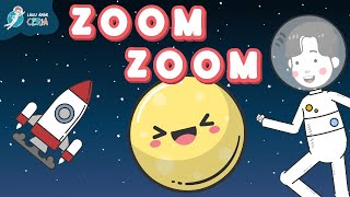ZOOM ZOOM WE'RE GOING TO THE MOON! | ENGLISH SONG FOR KIDS & NURSERY RHYMES