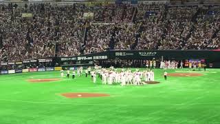 CS  ファイナルステージ 優勝 胴上げ ソフトバンクホークス