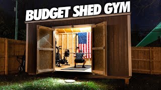 I Built a Budget Home Gym In A Backyard Shed