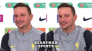 Pep Lijnders | Liverpool v Leicester | Embargoed Pre-Match Press Conference | Carabao Cup