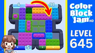 Color Block Jam Level 645 Solution Walkthrough