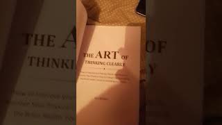 'The Art of Thinking Clearly'.
