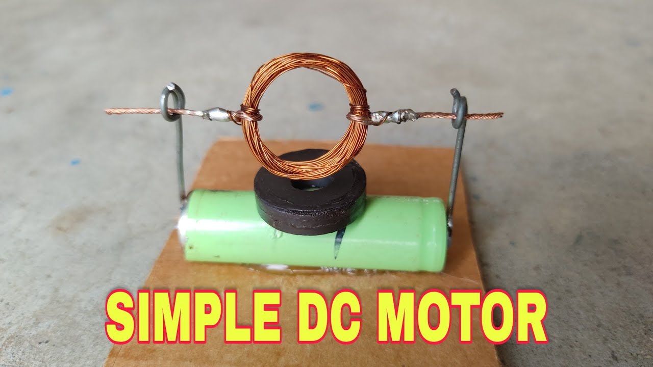 How To Make Simple Dc Motor 亞 亞 亞 Short Youtube