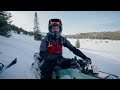 The BEST Remote Snowmobiling - Top Of The World Resort!