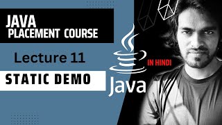 Java Tutorial for Beginners |  #11  IN Hindi 🔥Static Demo 👍 2023 #java computer tips avinash  #java