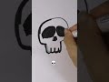 drawing the emoji skull drawing art skull emoji