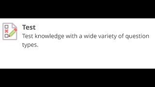Creating a Test in itslearning