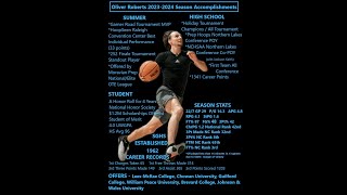 Oliver Roberts 2023-2024 Senior Highlights