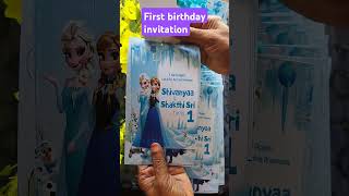 First birthday invitation cards #firstbirthday