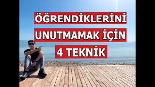 2 DAKİKADA KALICI ÖĞRENME | Kalıcı Öğrenme Yöntemleri | Ezber Yapma Teknikleri