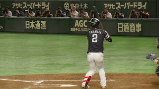 2018.8.23 福岡ソフトバンクホークス 今宮健太 決勝のタイムリーツーベースヒット