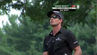 Shot of the Day: Adam Scott seals the win at WGC-Bridgestone 2011