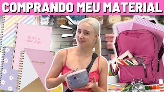 COMPRANDO O MATERIAL PRA FACULDADE DE TEATRO